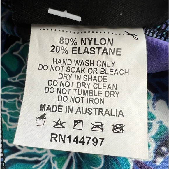 NWT Blackmilk Tartan Aqua vs Koi Purple Inside Out Dress ~ LIMITED Size Large - Picture 12 of 12